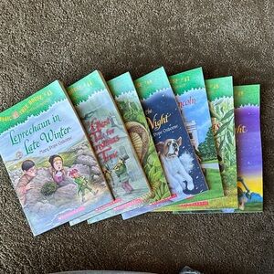 Scholastic Magic Tree House Paperback Books. Numbers 43-49